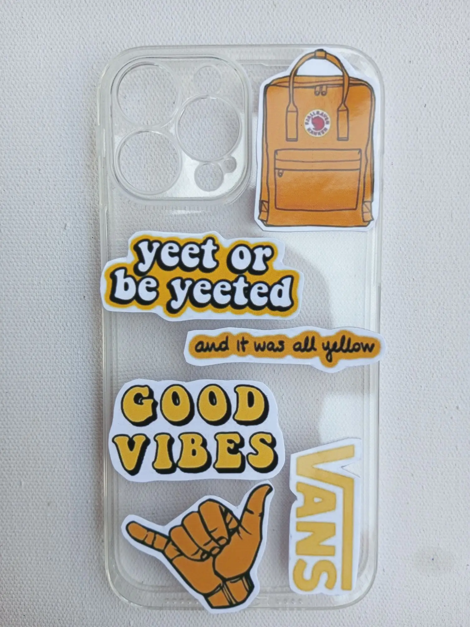 Yellow vans phone sales case