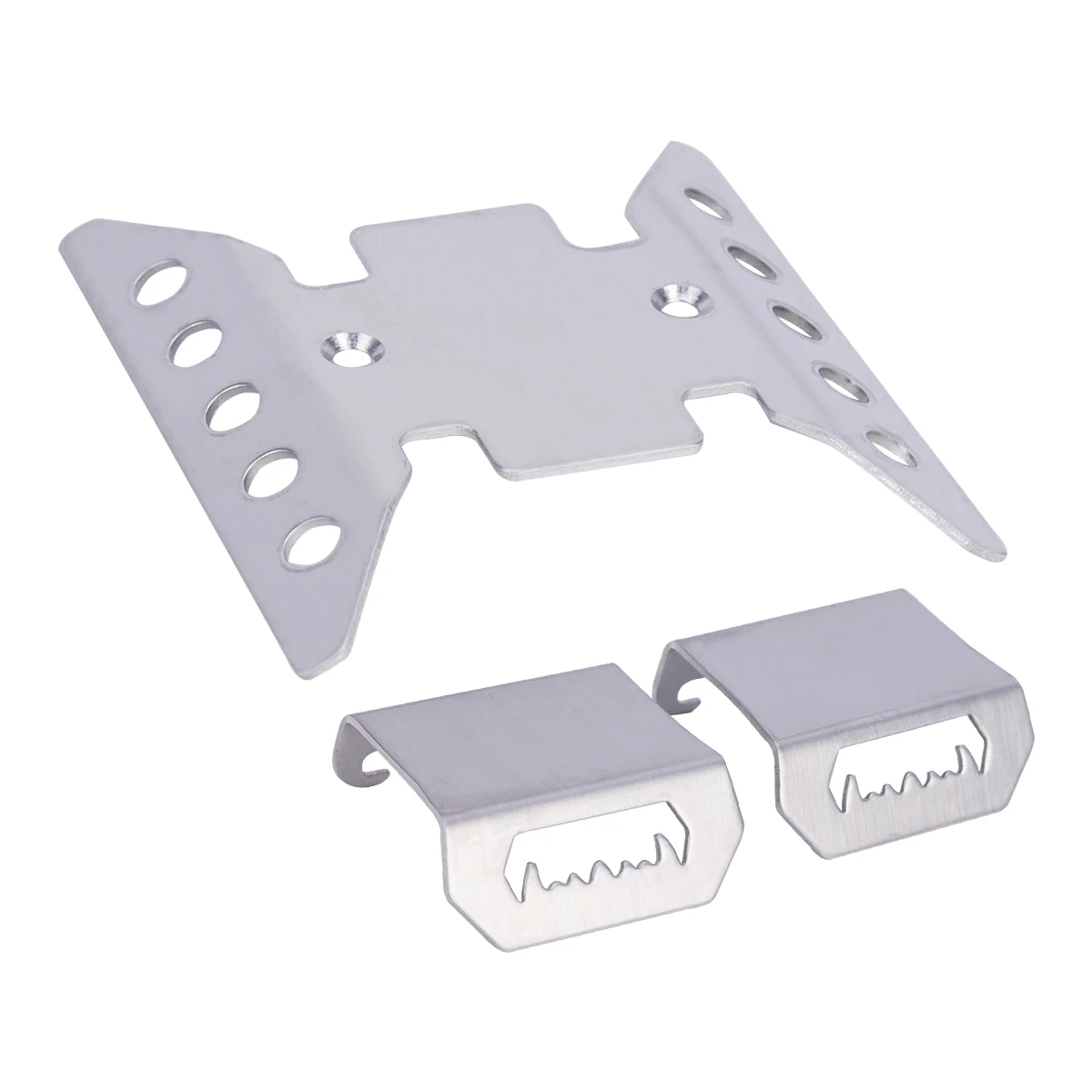 Stainless Steel SCX10 III Axle Protector Skid Plate Chassis Armor for 1/10 RC Crawler Car CJ7 (AXI03008) Upgrade Parts