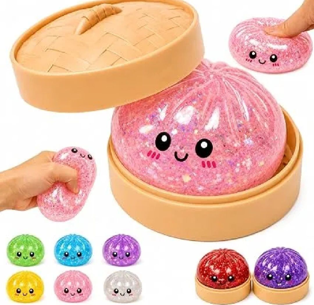 Dumpling Squishy  foamic Fidget sensory toys
