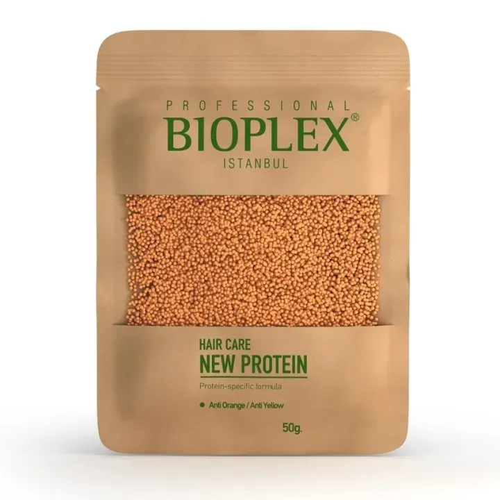 50g Bioplex Hair Protein Treatment No Damaged Hair For Bleaching and Colouring Golden Protein Balls - Create Beautiful Blonde