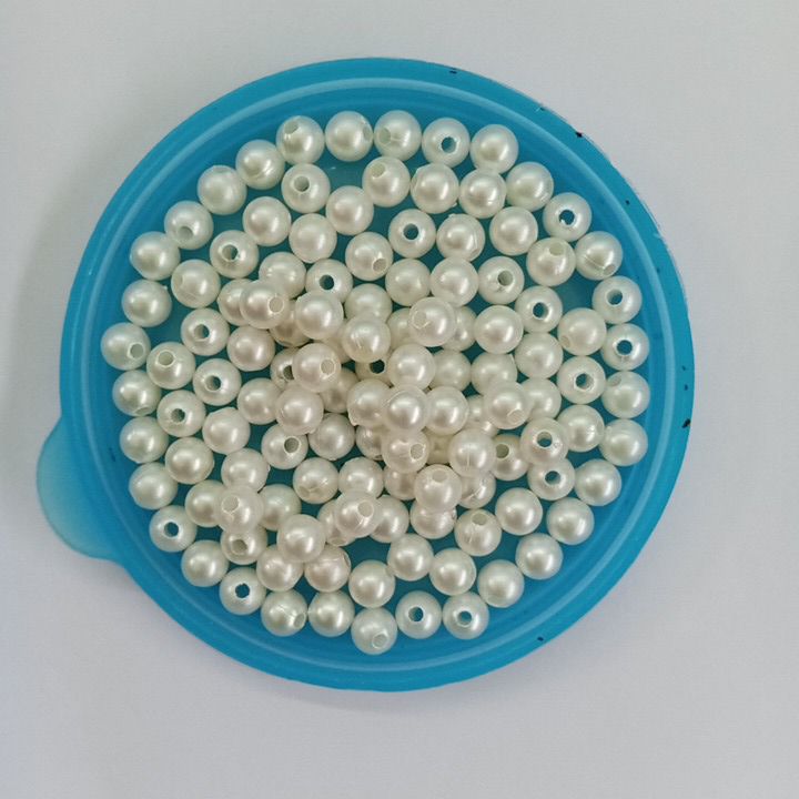 White beige pearl beads for jewelry making DIY accessories 4mm/ 6mm/ 8mm/ 10mm