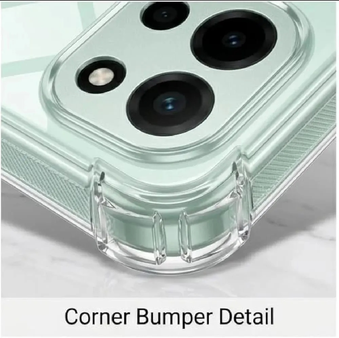 OnePlus Turbo 6 Clear Transparent Soft Silicone TPU Case Shockproof Anti Shock Crystal Clear Corner Bumper Camera Protection Anti Scratch Slim Fit Mobile Back Cover