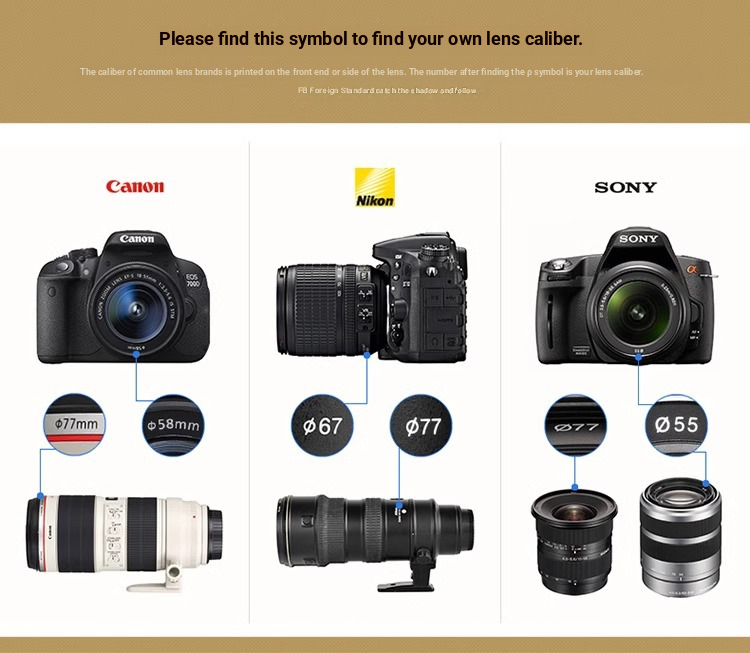 Universal Camera Close-Up Lens HD Macro Lens 4x Magnifying Filter for Canon  Fujifilm Nikon DSLR Mirrorless Cameras