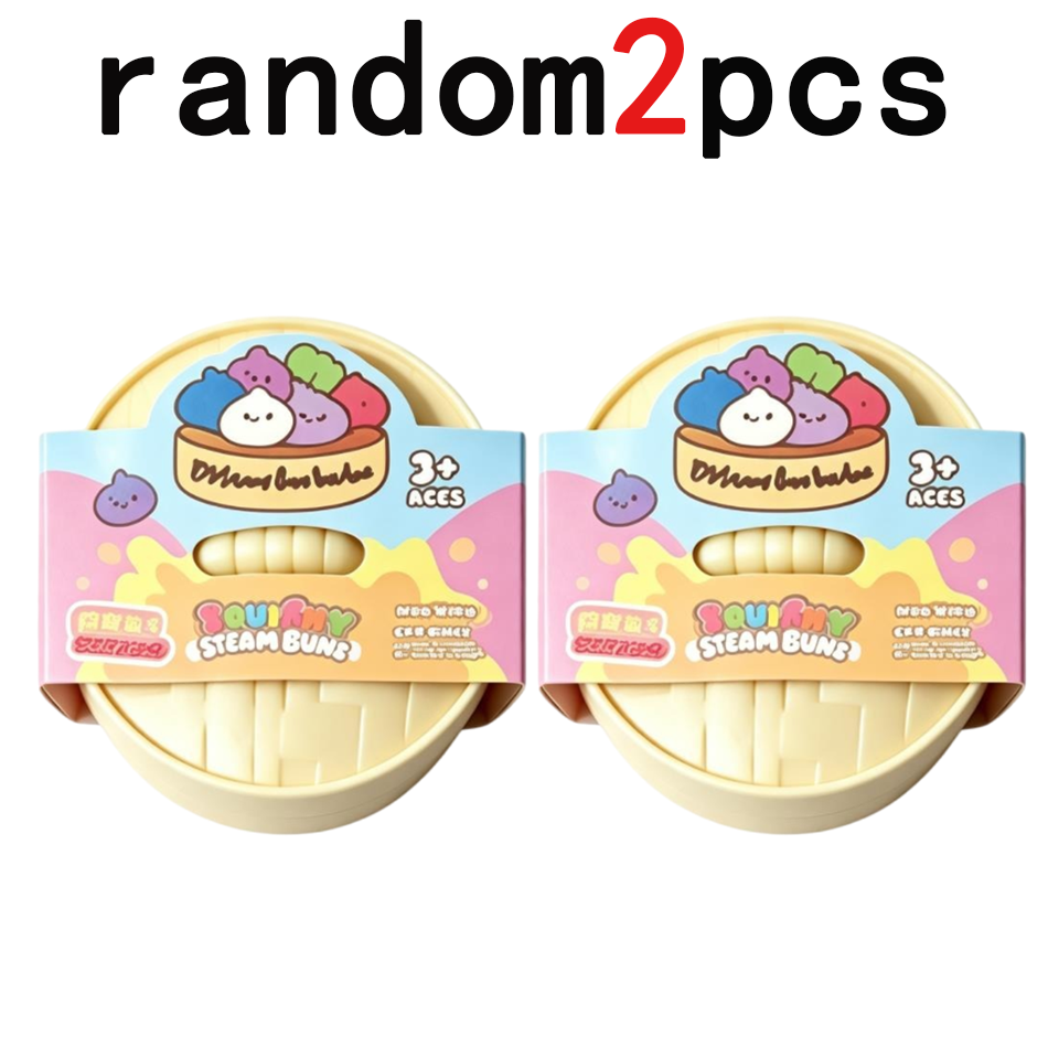 Blind Box 5.5cm Simulated Dumpling Squishy Relaxing Relieve Anxiety Antistress Enhance Happiness Rebound Squeeze Reliever Toy