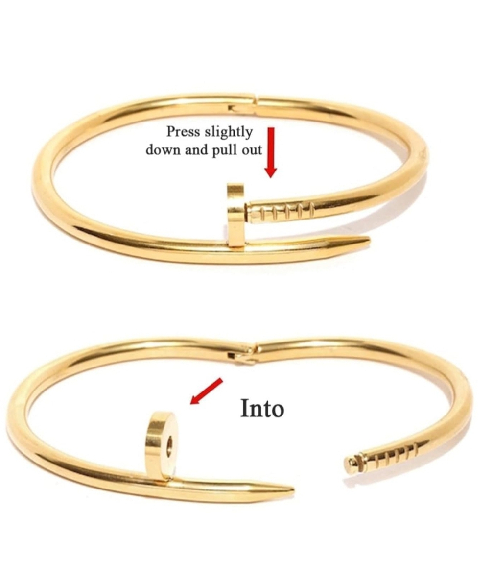 Golden Designer replica Bracelet &amp; Ring Set Stylish Stone Embedded Jewelry for Women