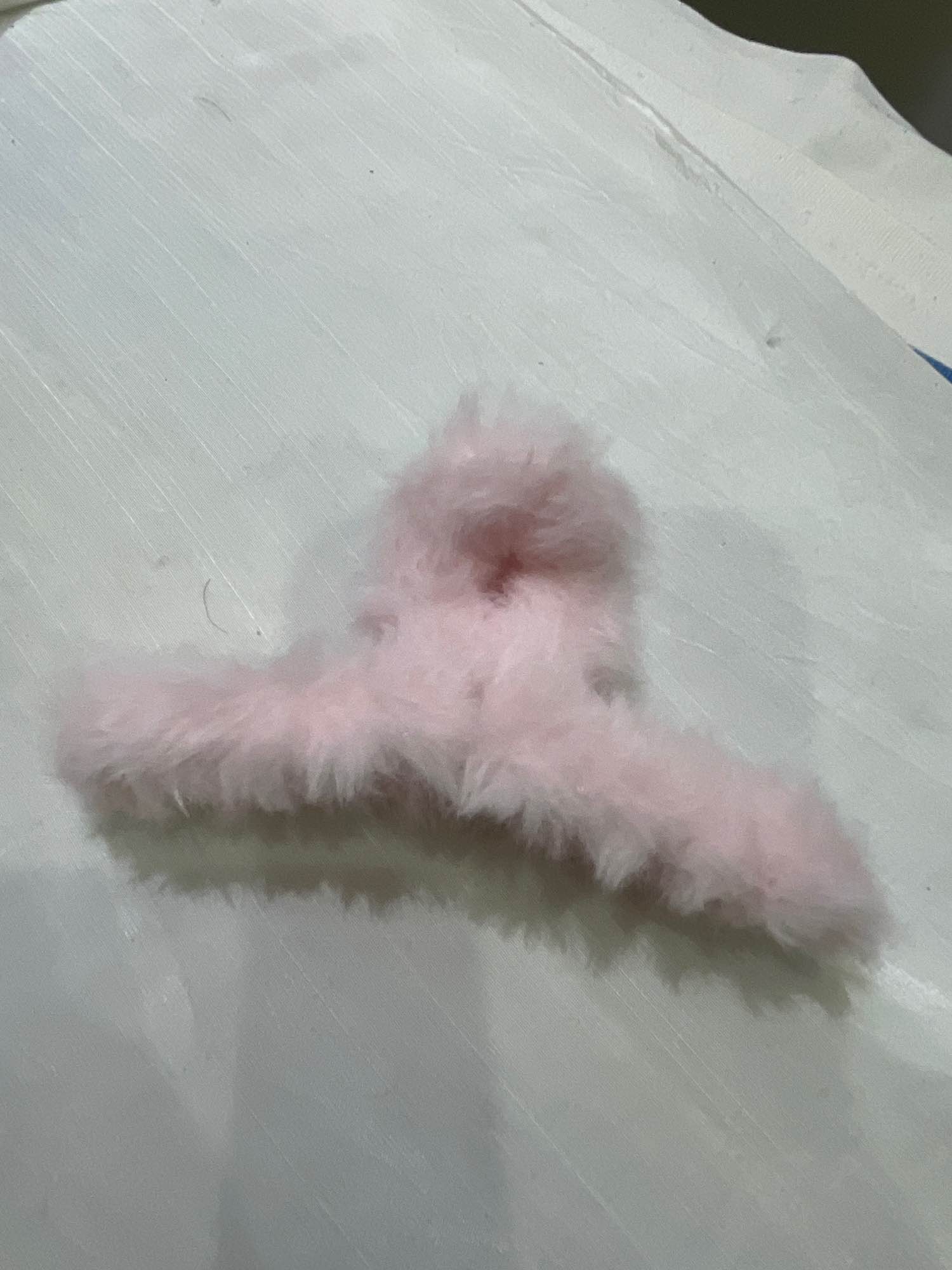 Korean Fur Claw Clip For Girls & Women | Soft Fluffy Pom Pom Hair Catcher | Aesthetic Hair Accessory