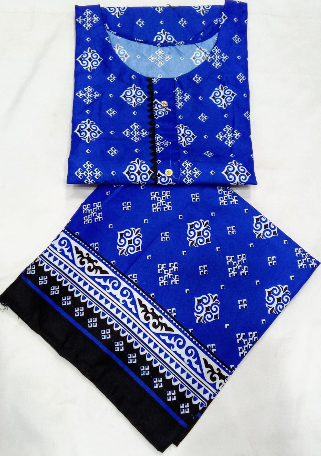 Cotton 2 piece suit new latest design fabric soft Lawn cotton random colour