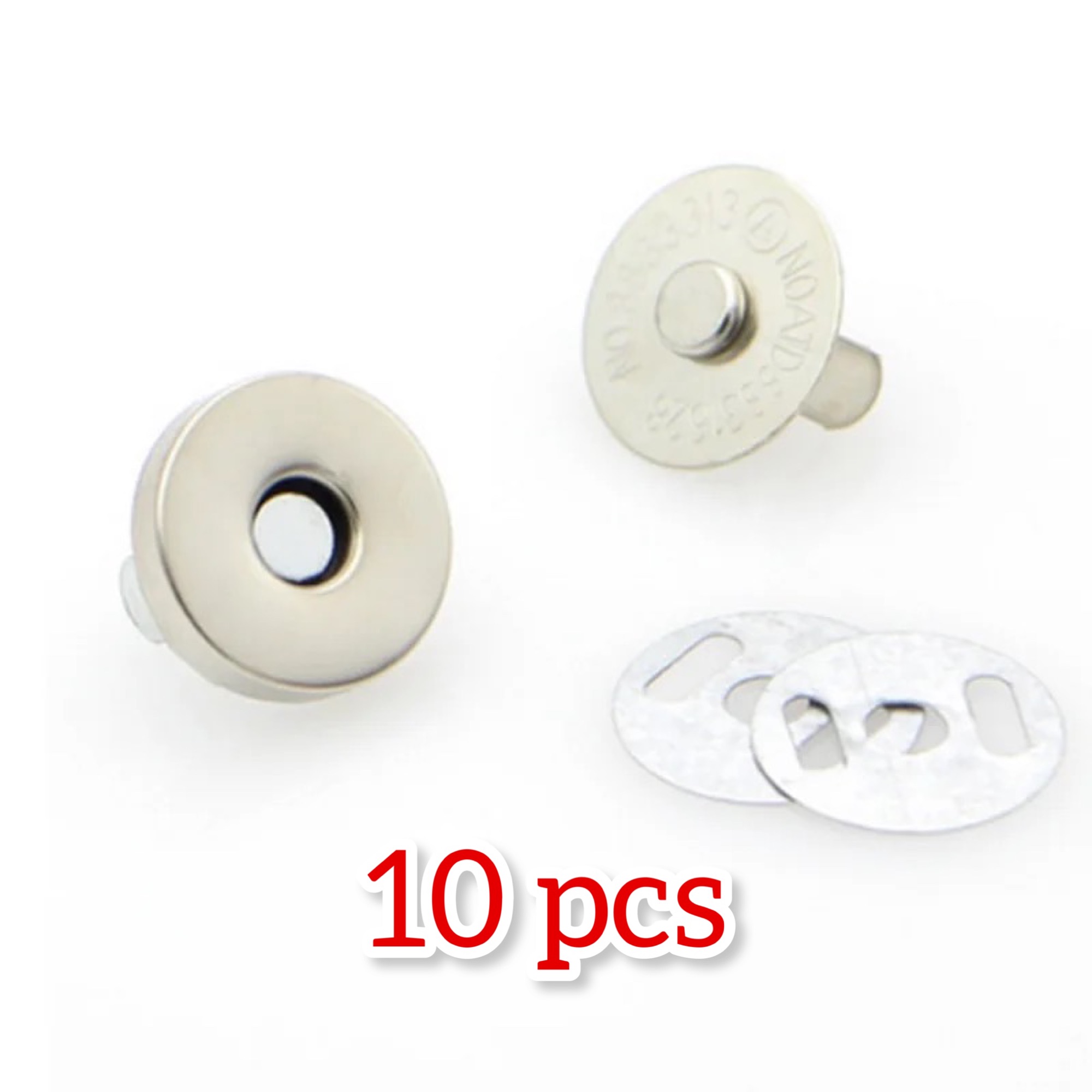 4x10sets/lot Magnetic Snap Fasteners Clasps Buttons Handbag Purse Wallet Craft Bags Parts Accessories Adsorption Buckle 18mm