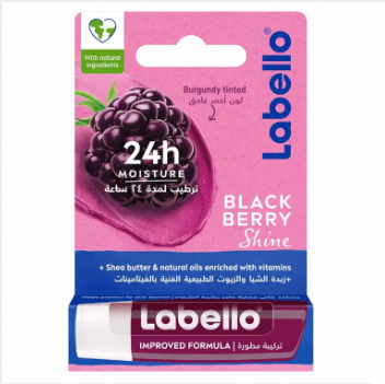 Labello BlackBerry Shine Lip Balm 4,8 g - Germany