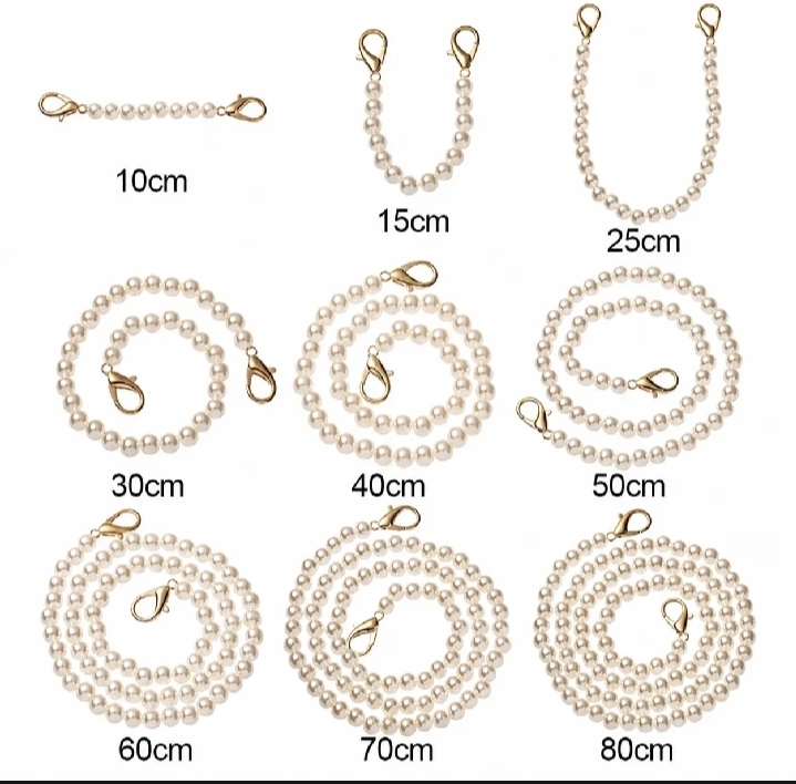 Pearl Strap For Handbags - DIY  8mm Purse Handle Replacement And Shoulder Chain