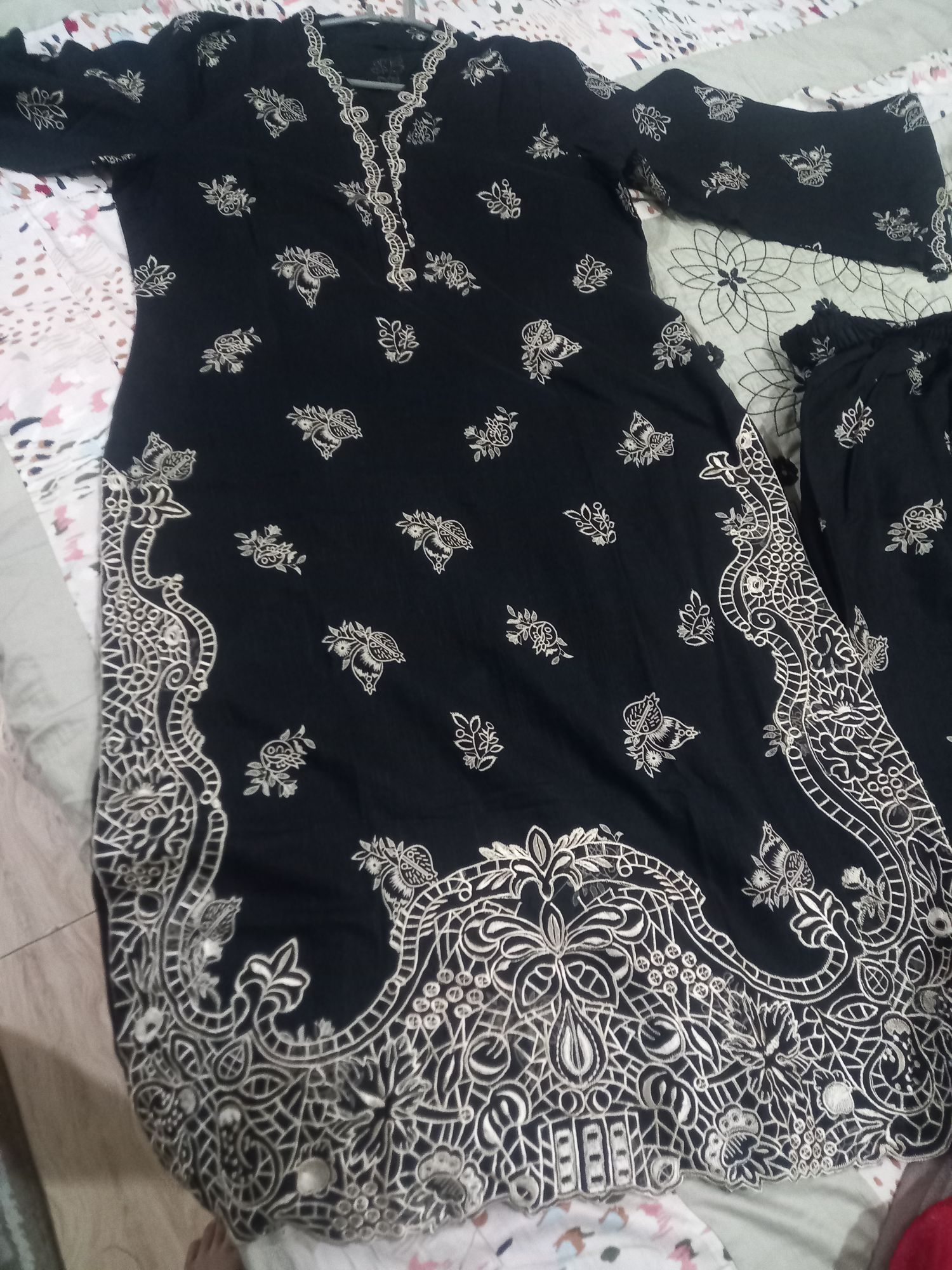 stitched suit