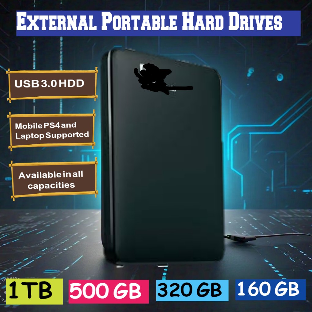USB 3.0 Portable External hard drive for pc, laptop, mobile and PS4