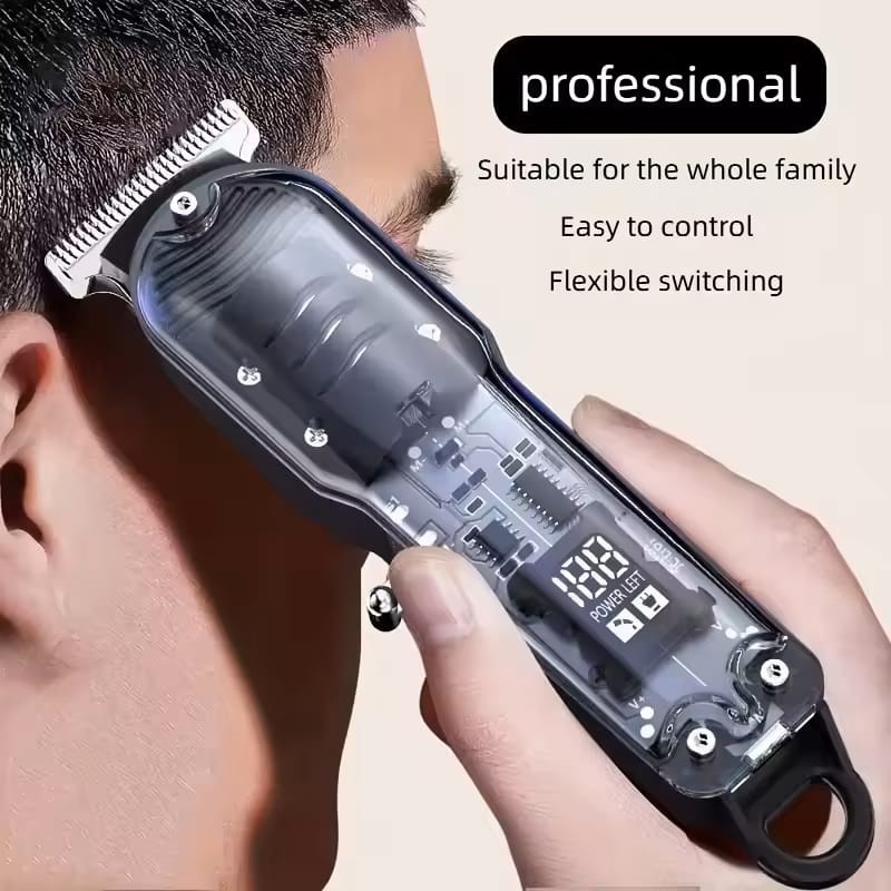 Transparent Beard Hair Trimmer