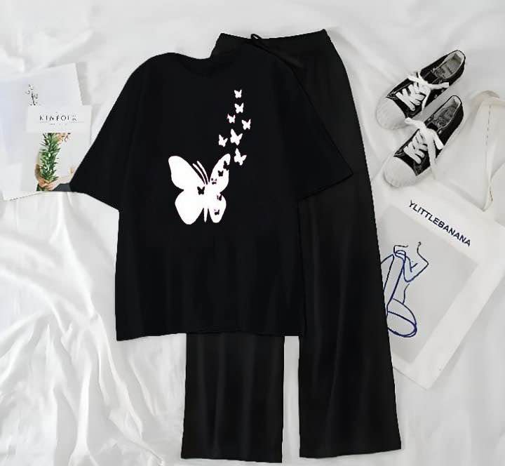 Butterfly Printed  Lounge Wear Nightwear Sleepwear  flapper Trouser For Women By ks online