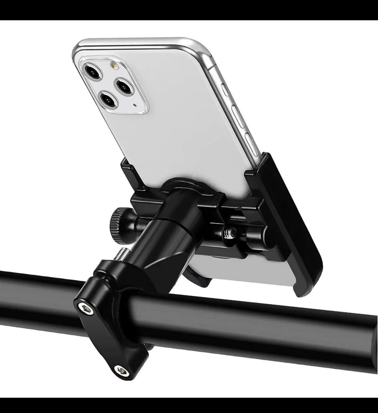 Alumunium Motorcycle & Bike Mobile Phone Holder Stand Mount Bicycle Motorcycle Holder For Handlebar Universal 360 Rotation Bike Phone Support