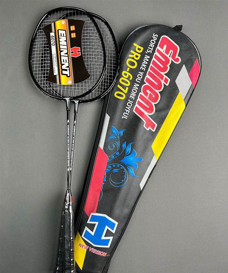 Badminton rackets pair Eminent pro 6070 with Cover