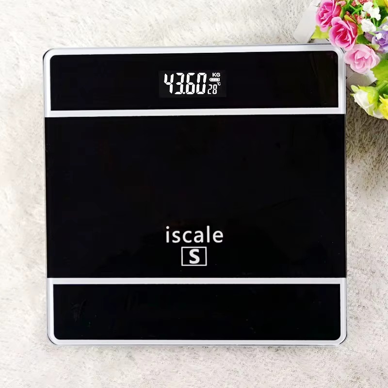 Digital Body Weight Scale 180kg – Electronic Weighing Scale with Tempered Glass, Smart Bathroom Scale, Personal Digital Weight Machine, Bluetooth Electronic Weighing machine Body Fat & BMI Scale with App Sync, Household Fitness Weight Scale for Home & Gym