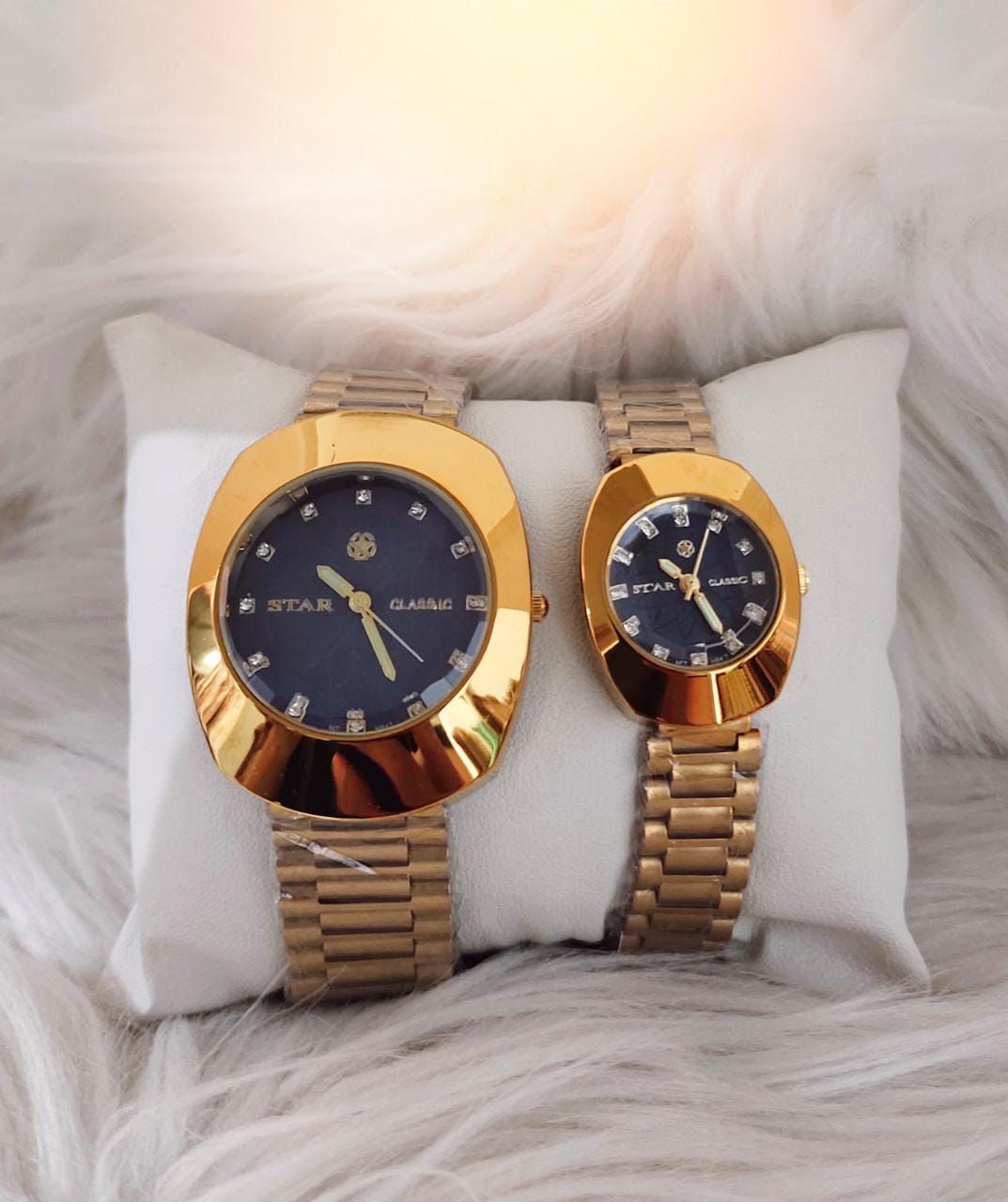 Couple Watches The Golden Watch Premium Pair Watches Couple Golden