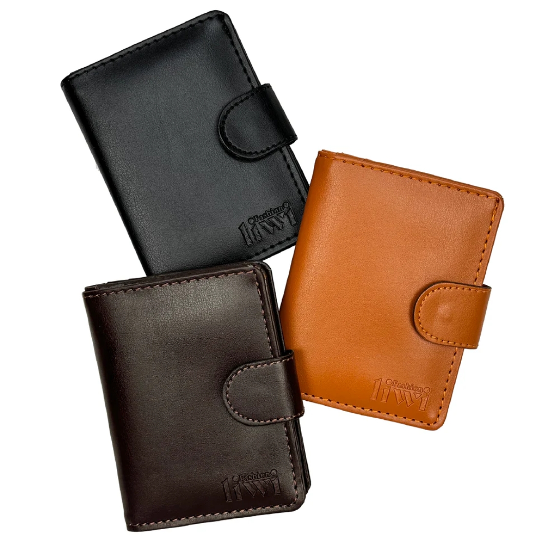 Bifold Leather Wallet for Men | Slim & Stylish Design | Premium PU Leather | Card & Cash Holder | Classic Gents Wallet