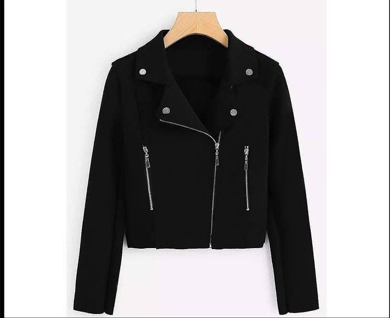 Women’s Biker Jacket Double Fleece HighQuality Outerwear