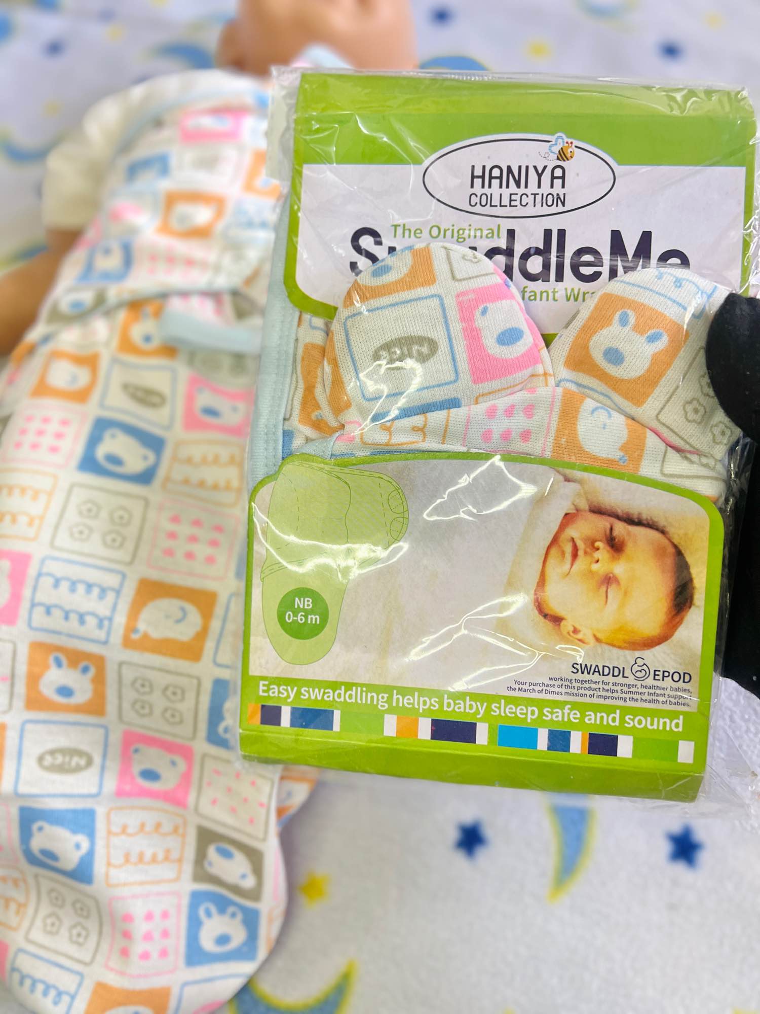Blanket Swaddle For Newborn Baby Infant Baby Baba Size 0-6 Months Premium Quality