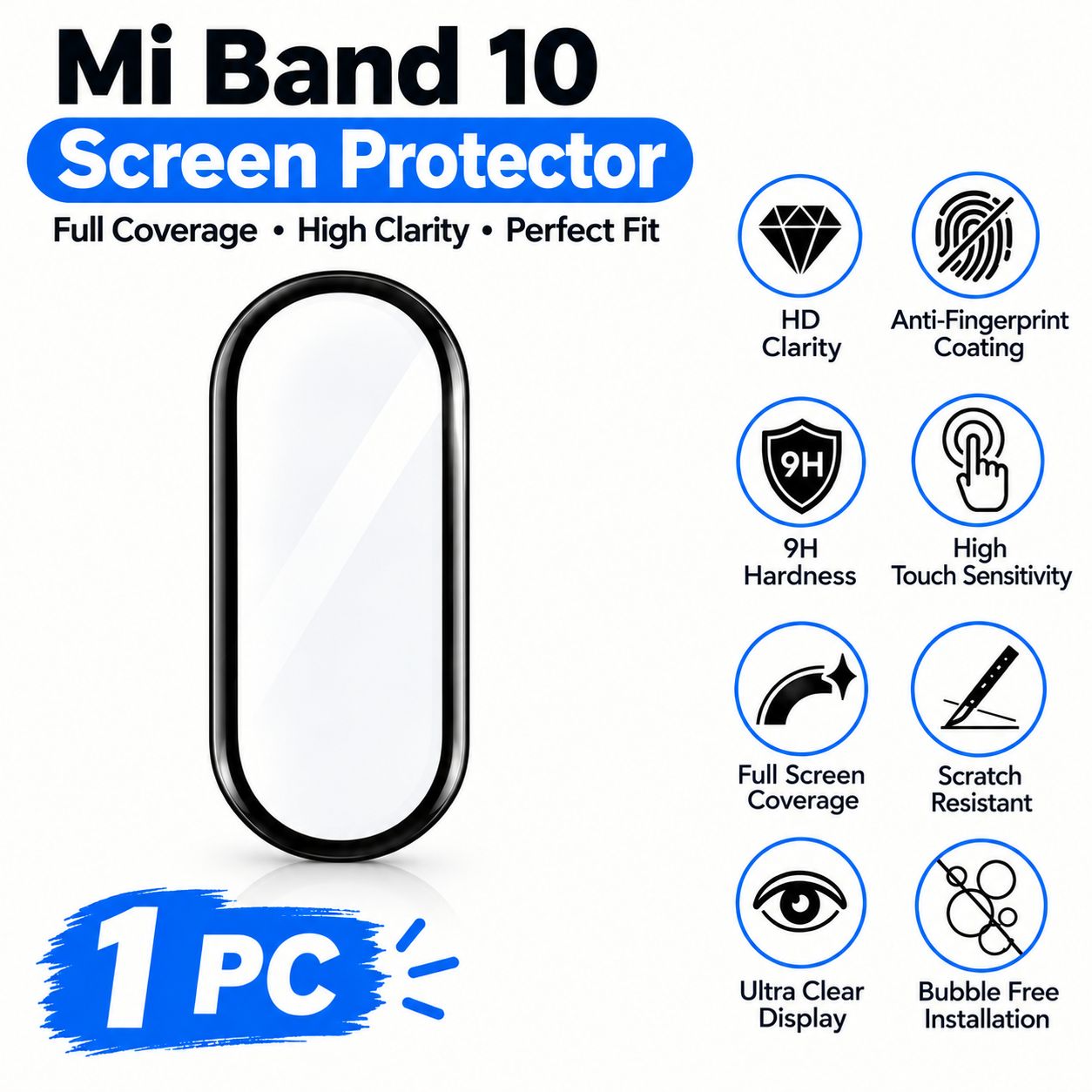 Mi Band 10 Screen Protector - Xiaomi Mi Band 10 Screen Protector