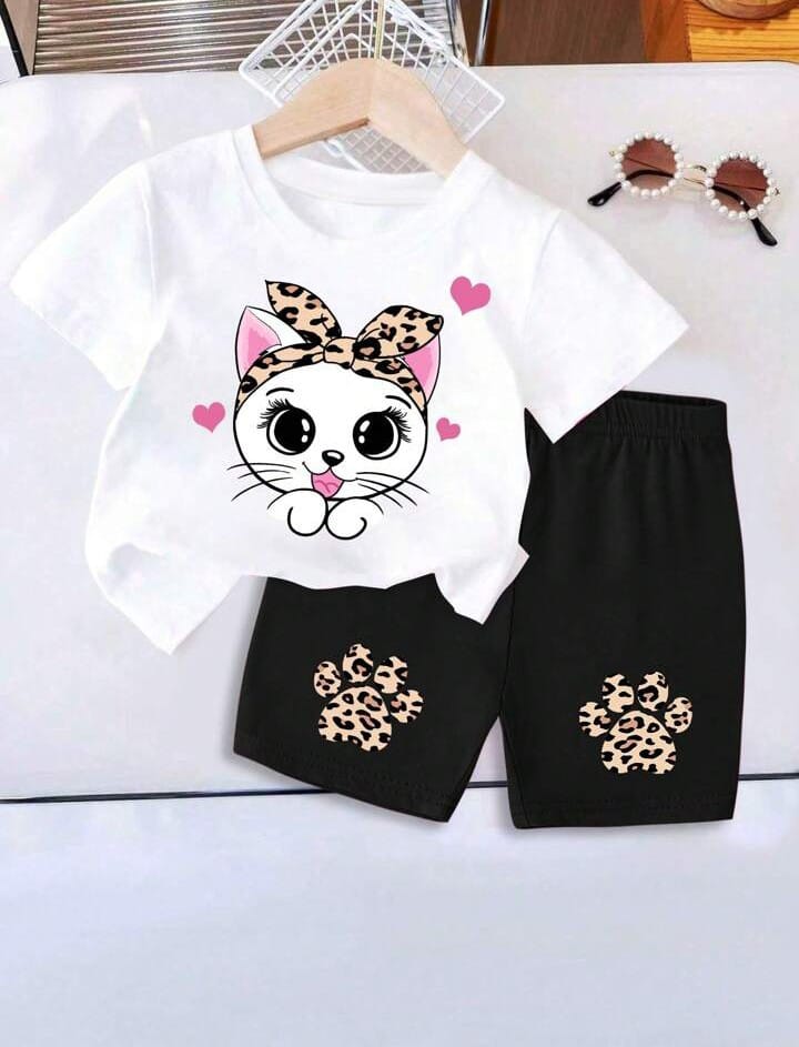 Eid special baby dress summer collection baby girl 2 piece dres