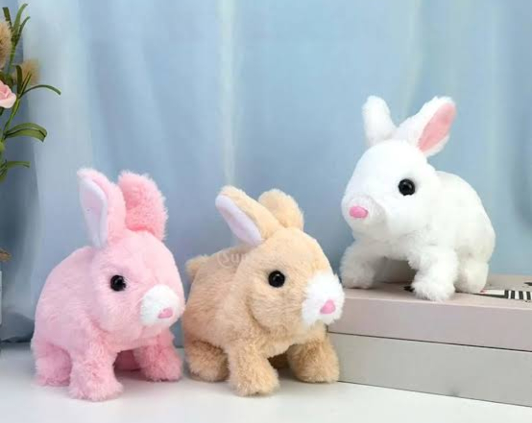 walking Rabbit Toy For kids Robot Rabbit Toy  Best Gift For Kids Battery Operated Rabbits Toy
