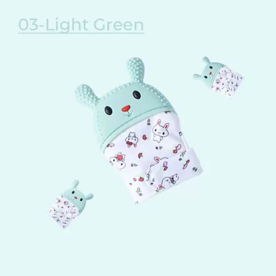 Baby Glove Toy Toy Gift Silicone Teething Soft  Wrapper Mitten Soft Teether