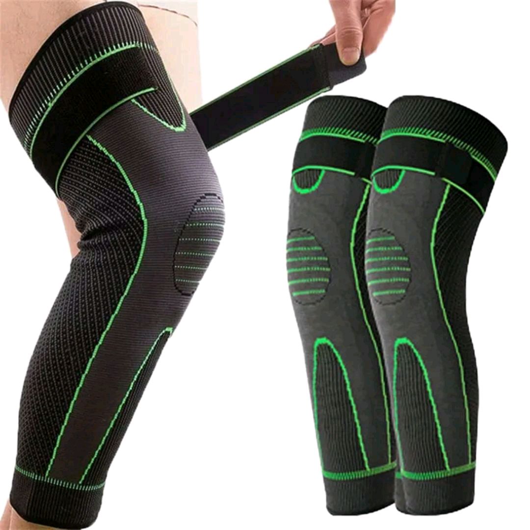 pure cashmerie 1 Pair/2 Pcs Unisex Wool Knee Warmer with Adjustable Belt Straps, Thermal Fleece Leg Support, Pain Relief, Elastic Knee Brace for Men and Women, Cashmere Over Knee Socks Knitted Striped Long Leg Warmers Antiskid Unisex One Size