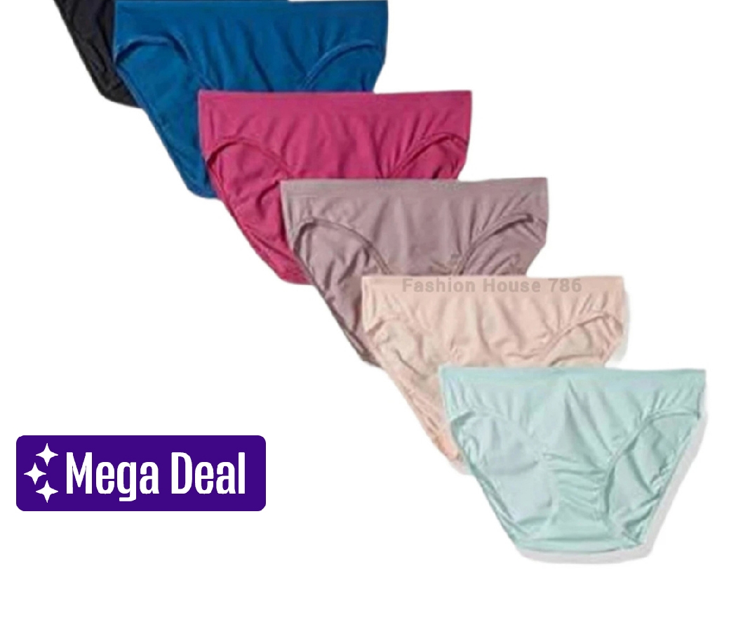 Pack of 03 Soft multicolours Cotton Underwear Panties for Girls & Women Multi color Cotton Panty for girls panty for women lingerien