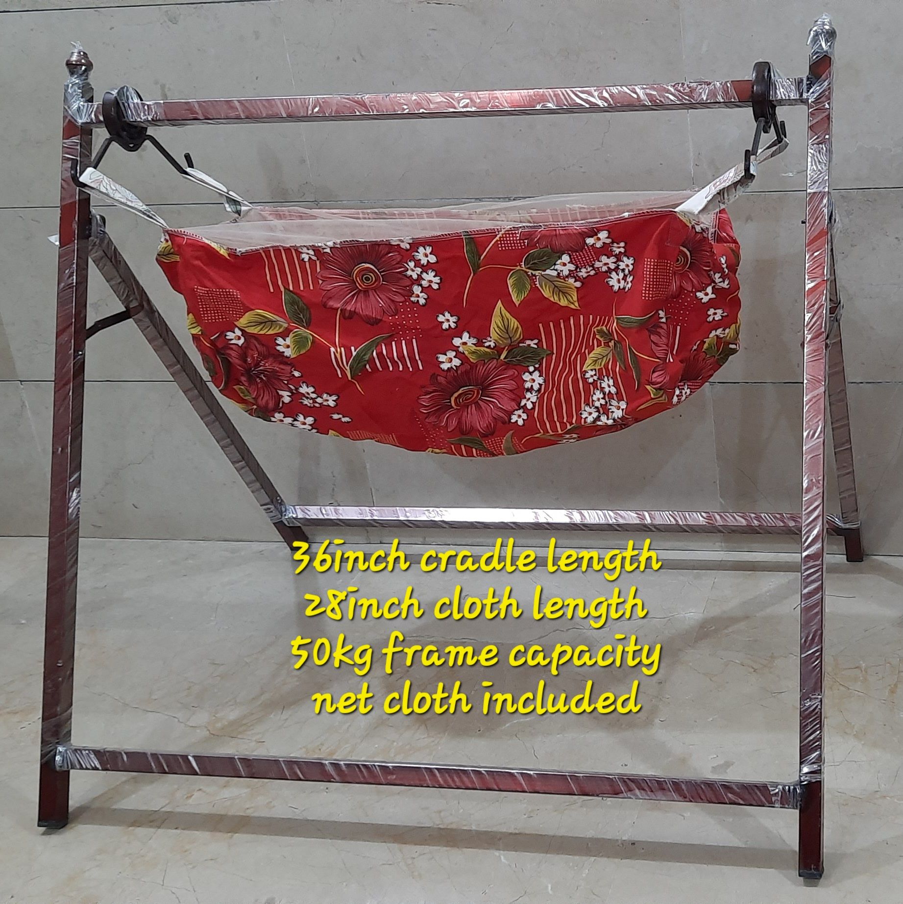 baby cradle swing of metal
