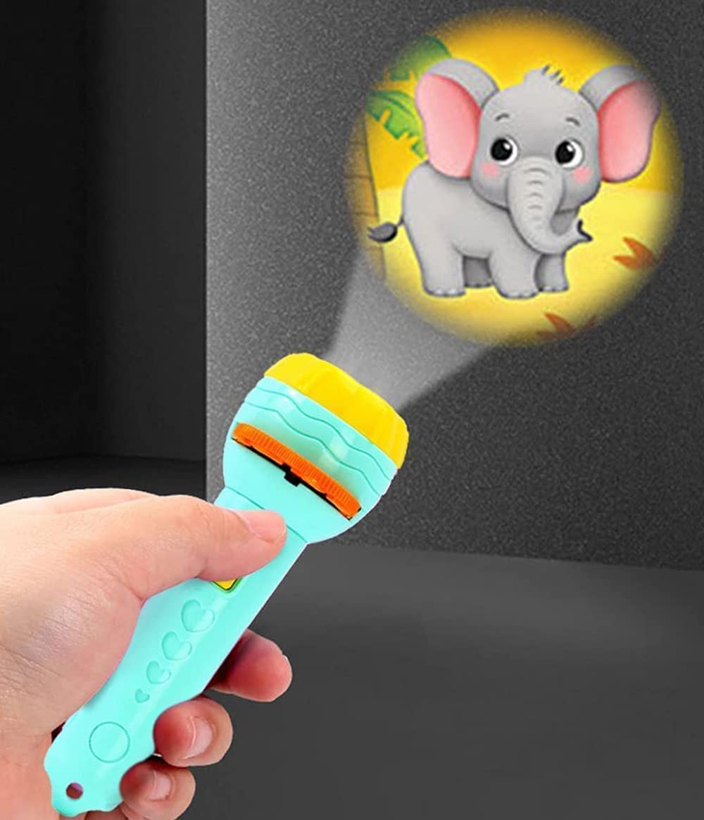 3 Slids, 24 Patterns Projector Flashlight Torch, Kids Projection Light Toy Education Learning Night Light Before Going To Bed Best Gift For Kids 7 Years Boy Or Girl Learning And Playing(Multi)