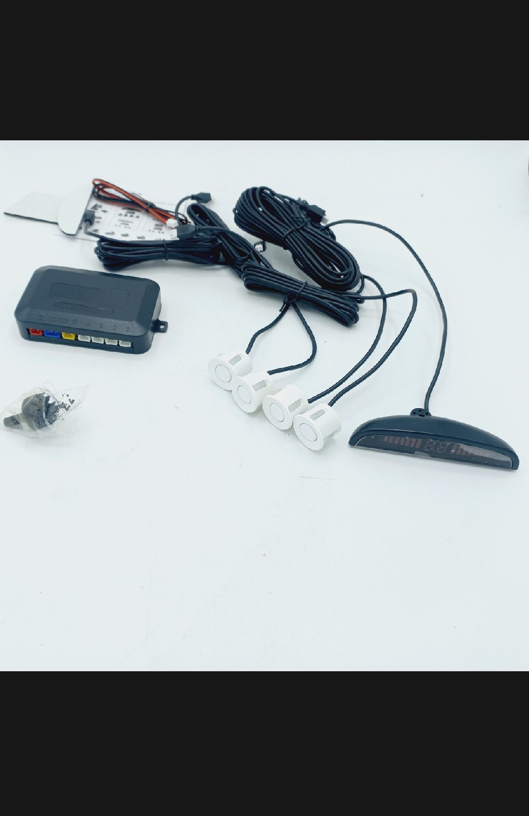 NEW 4 Parking Sensors LED Display Car Reverse Backup Radar System 4 ...