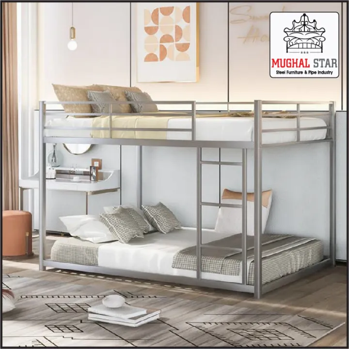 Twin Bunk Bed, Bunk Bed, 2 Story Bunk Bed, Mughal Star Steel Furniture(Customized)