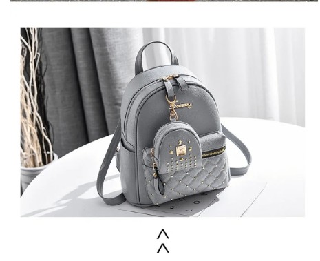 cork mini backpack Eco-friendly Cork Mini Backpack: Vegan Leather Floral Flap
