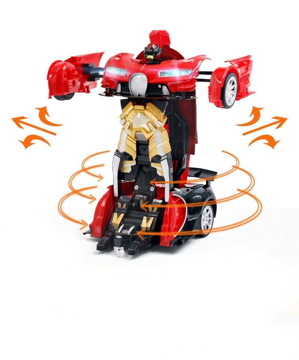 2in1 Convertible RC Robot Car Deformation Toy for Kids - Assorted