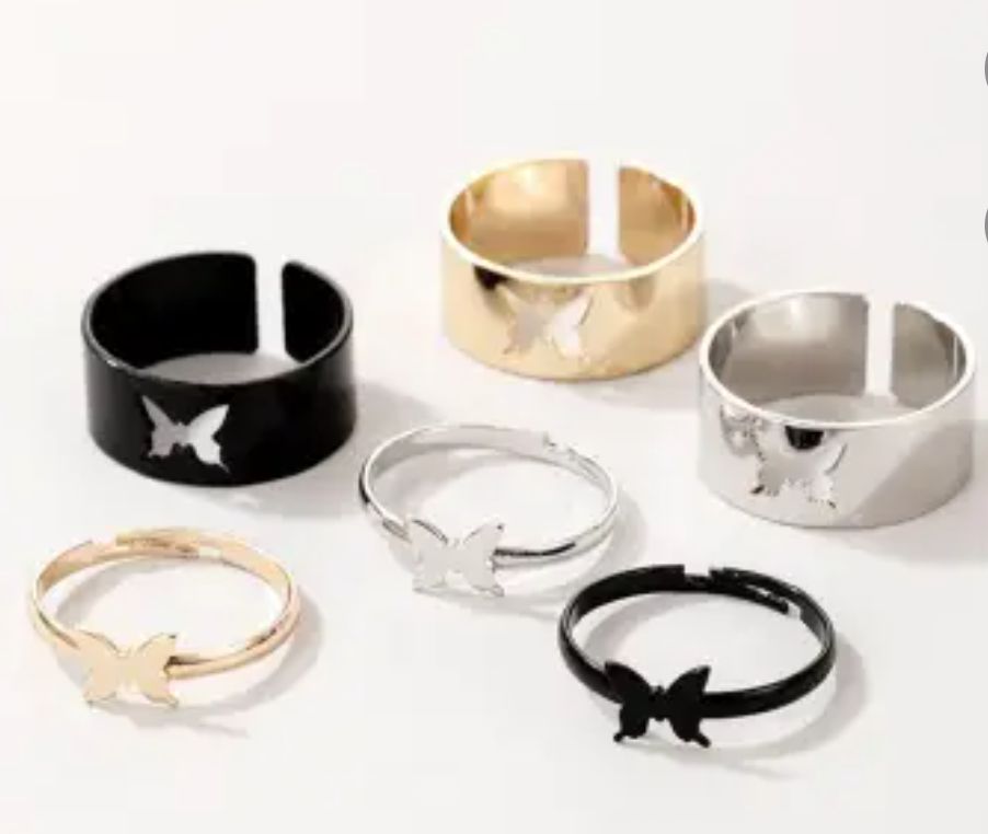 Adjustable Couple Ring For Women Jewelry Engagement Wedding