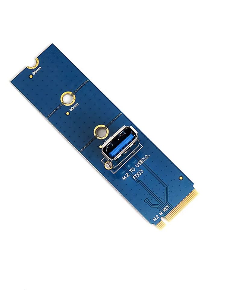 NGFF 5Gbps M.2 to USB 3.0 Transfer Card M2 to USB3.0 Adapter Converter for PCI Express PCI-E 1X to 16X Riser Extender