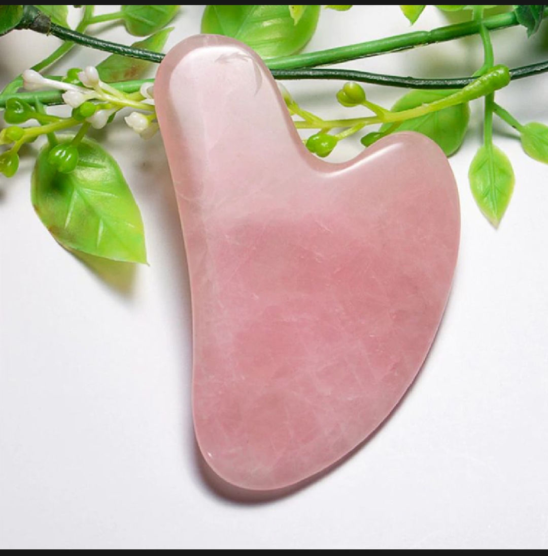 Natural Rose Pink color Jade Gua Sha Gouache Scraper Massager for Face Body Facial Skin Lifting Wrinkle Remove Beauty SPA Care Tools