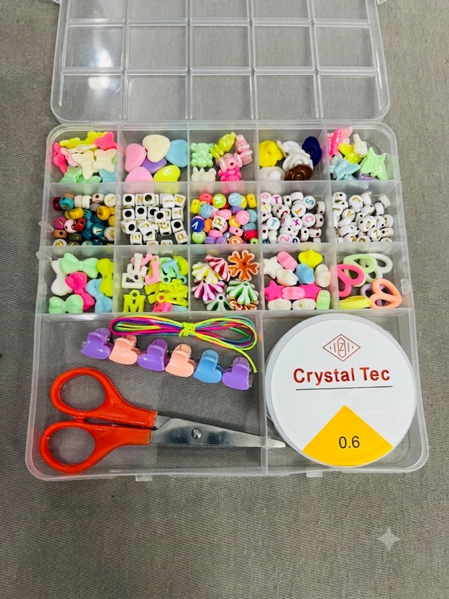 DIY Beads Box for Making Jewelry items with Accessories