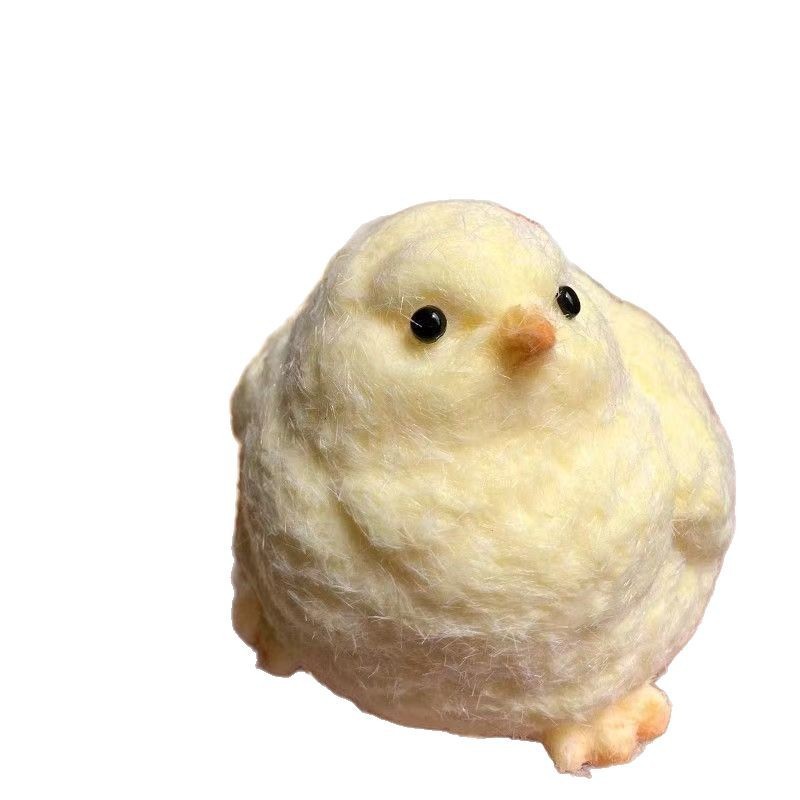 Simulation Yellow Chick Squishy Toy Food Grade Silicone Soft Handmade Water Sense Stress Relief Toy For Kids Adults Wholesale