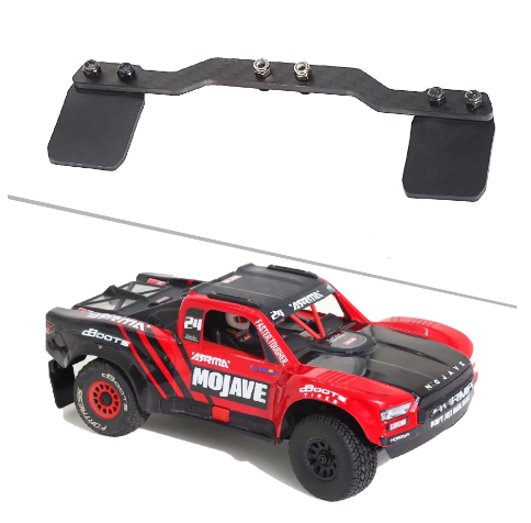 RC Car Upgrade Parts Accessories Black Mud Guard Dust Fender for Arrma 1/14 Mini Mojave Grom