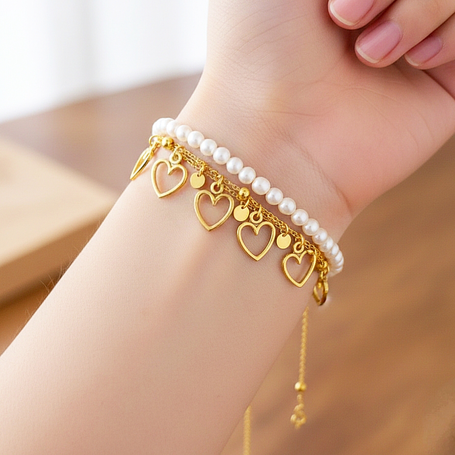 Heart Shape Charms 30pcs — Perfect for Jewelry Making, Bracelets, Earrings & Craft Projects