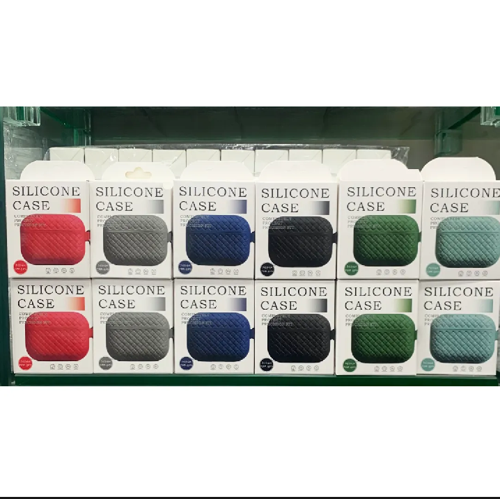 SILICONE WEAVE PATTERN CASE/COVER - PROTECTION AND STYLE FOR YOUR 1st AND 2nd GENERATION AIRPODS