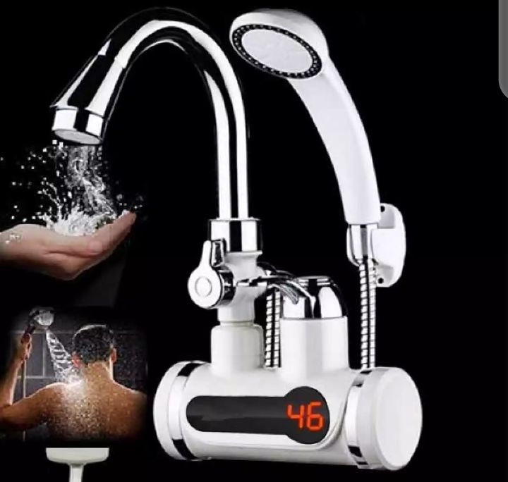 Hand Shower Instant Water Tap Geyser Instant Electric Hot Water