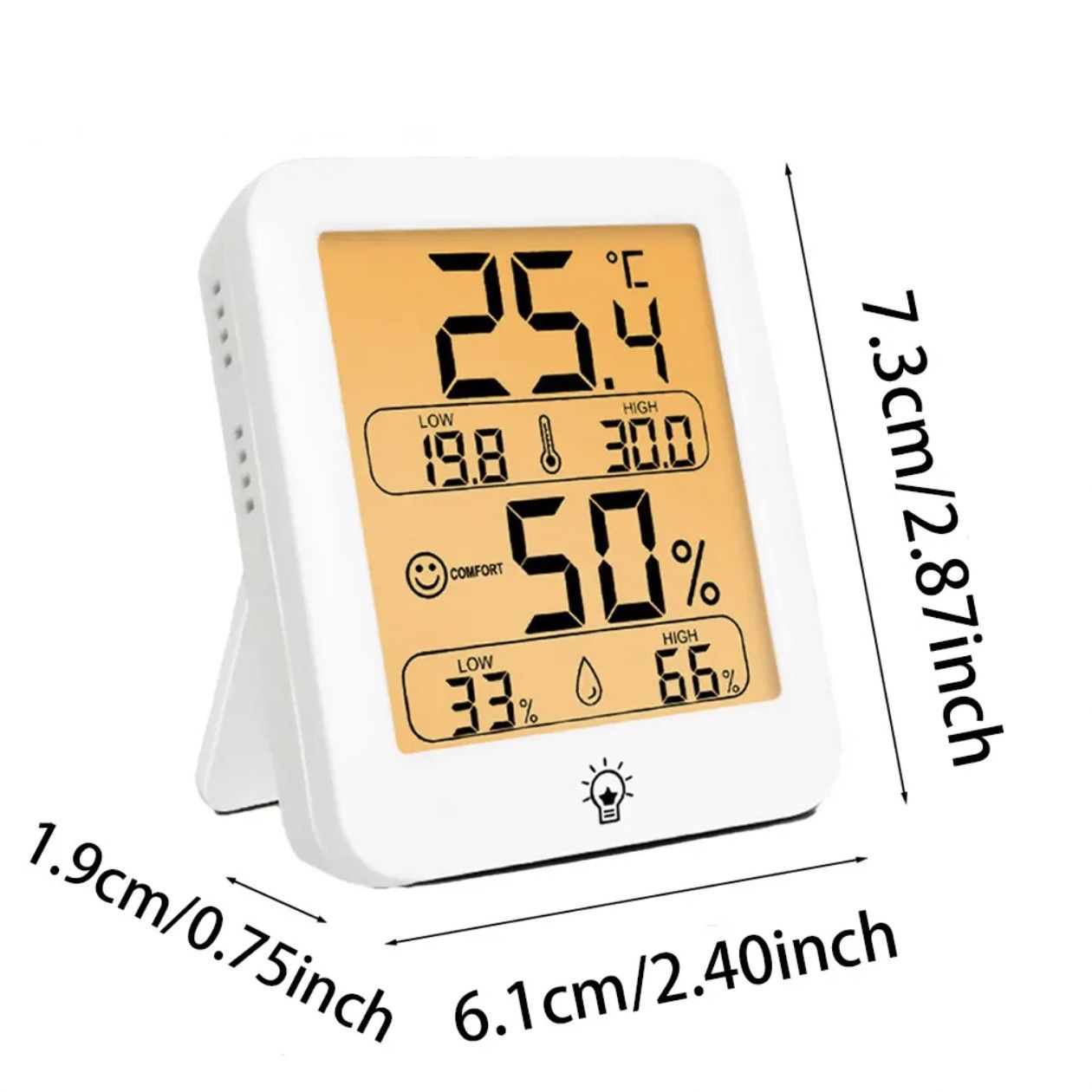 HTC-1 Electronic Temperature Humidity Meter, For Medical Indoor Room LCD Digital Thermometer Hygrometer Weather Station Alarm Clock
