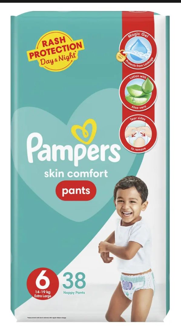 Buy Pampers Baby Diaper - Pants, Medium, 7-12 kg, Soft Cotton, Soaks up to  12 Hours Online at Best Price of Rs 1653.44 - bigbasket