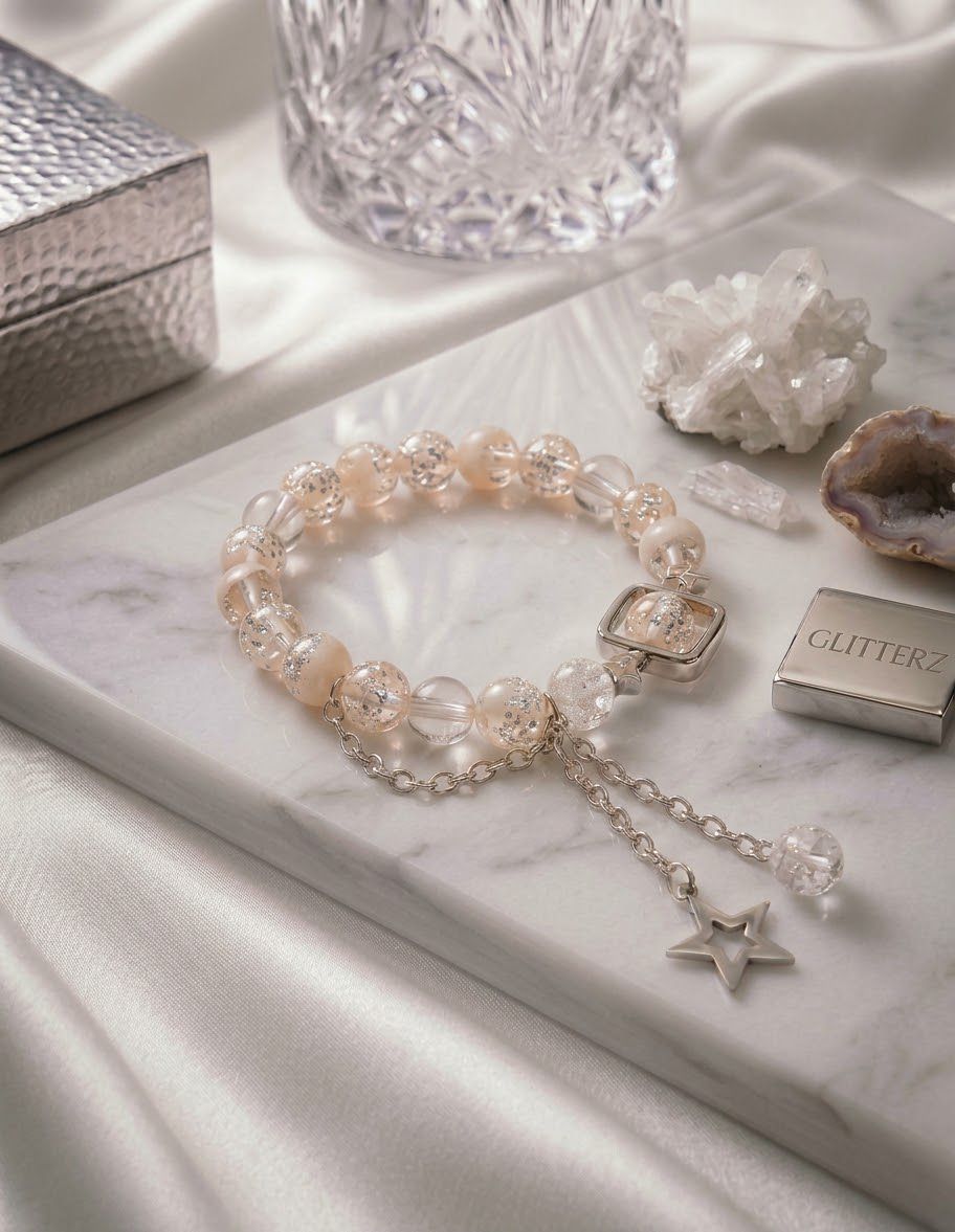 Luxury Handcrafted princess star charms Bracelet,Elegant Minimalist Jewelry for Women & Girls,Aesthetic korean Jewelry,Party Wear Bracelet,Charm Bracelet,Handcrafted adjustable Bracelet for Girls,Galaxy Bracelet,Trending Accessories,Gift for minimalists,