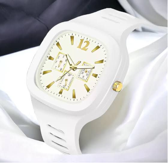 High Quality Diamond Two Tone Watch For Men's - Stainless Steel Watch For Boys
